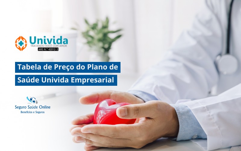 Tabela de Preço do Plano de Saúde Univida Empresarial