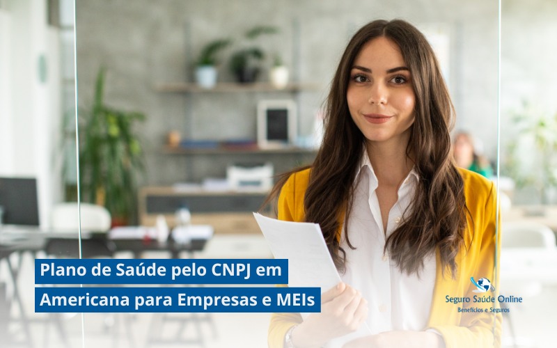 Plano de Saúde pelo CNPJ em Americana para Empresas e MEIs