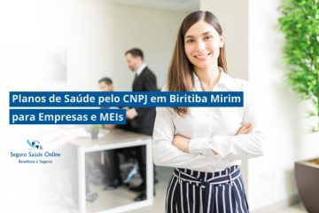 Planos de Saúde pelo CNPJ em Biritiba Mirim para Empresas e MEIs